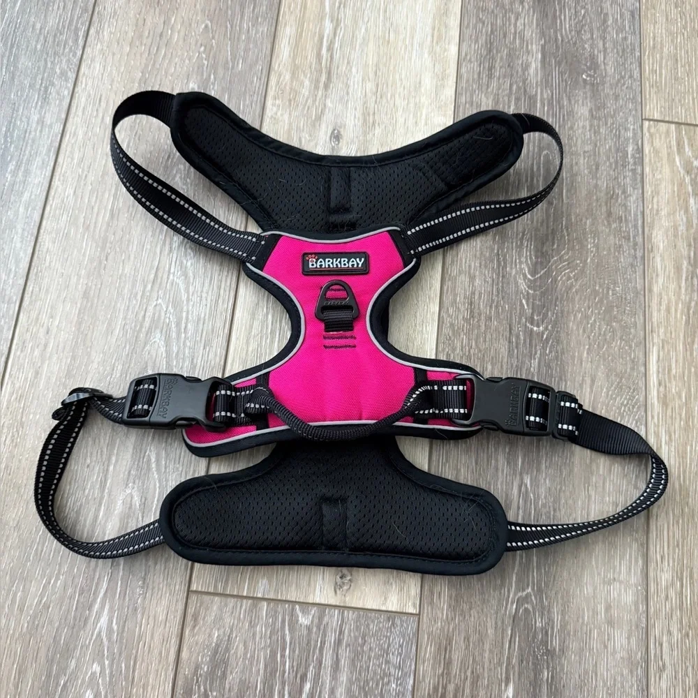 BarkBay  No pulling XL - Dog Harnesses Black